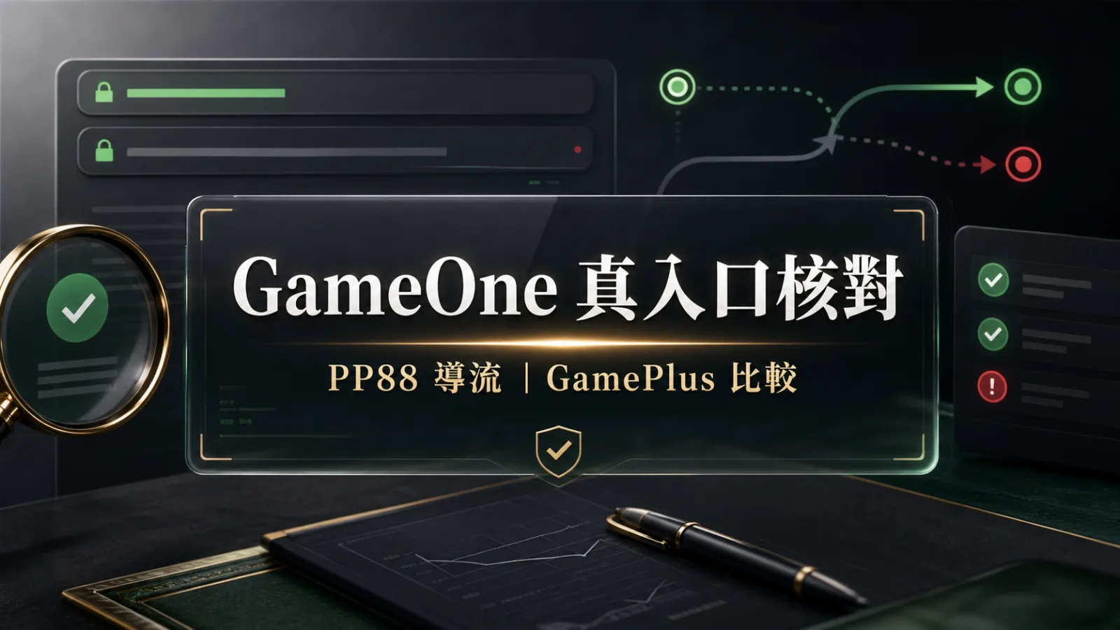 GameOne 真入口與疑似假站評測封面